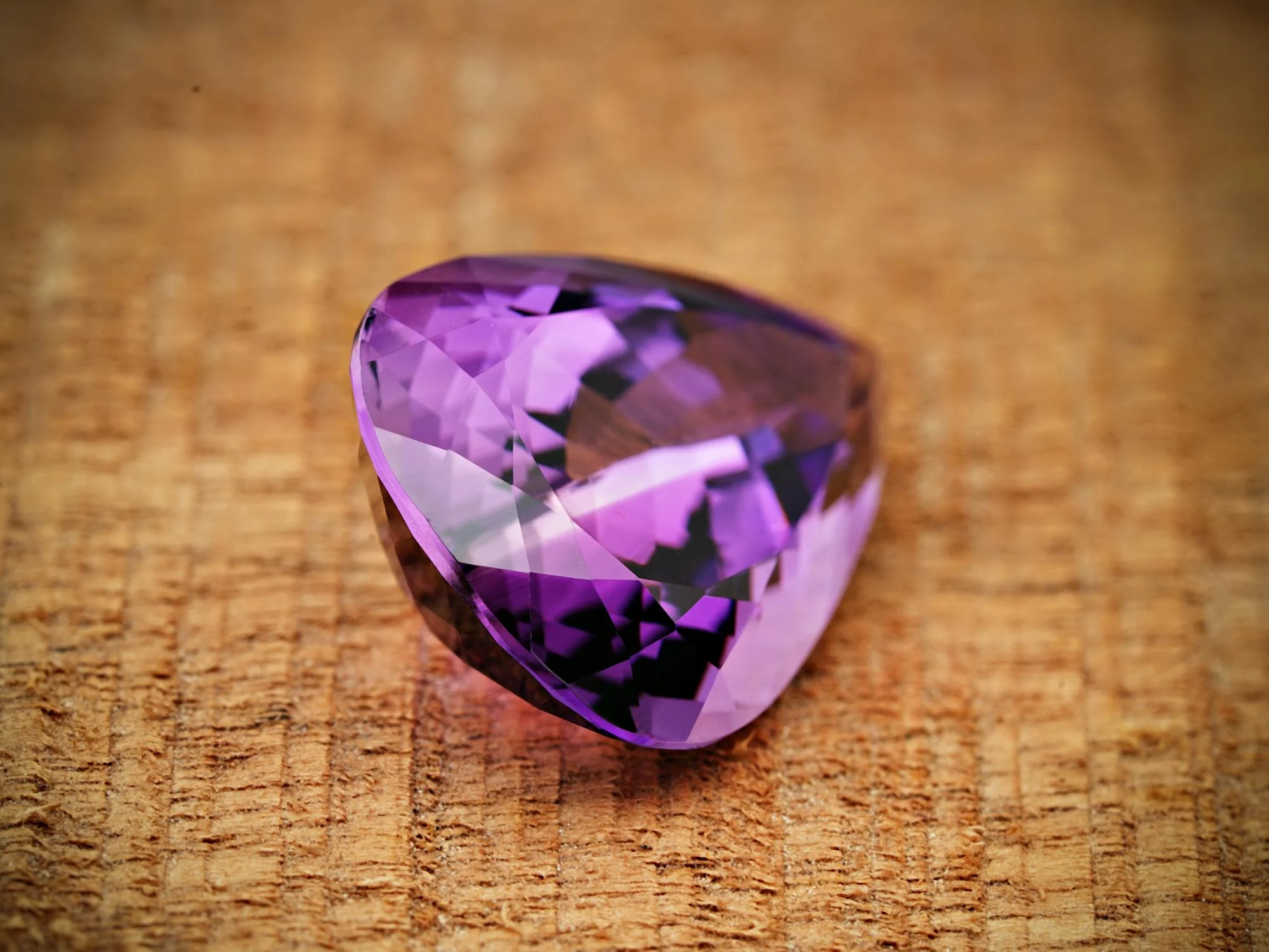 Amethyst Trilliant Cut